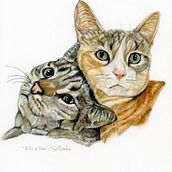 Mi proyecto del curso: Retratos de Mascotas en Lápices de Colores. Traditional illustration, and Naturalistic Illustration project by Gemma Quilez - 08.20.2023
