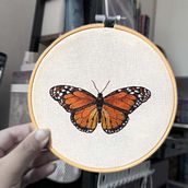 My project for course: Realistic Embroidery Techniques. Traditional illustration, Embroider, and Textile Design project by shnanigans - 08.22.2023