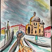 Venice. Un progetto di Illustrazione tradizionale di haydarkir - 22.08.2023