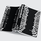 Unheimlich. Design, Design editorial, e Design gráfico projeto de Mikhail Lychkovskiy - 26.12.2021