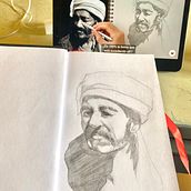My project for course: Fundamentals of Portrait Drawing with Pencil Ein Projekt aus dem Bereich Bildende Künste, Bleistiftzeichnung, Zeichnung, Realistische Zeichnung und Artistische Zeichnung von Maribel Cárcamo - 22.08.2023