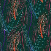 Mi proyecto del curso: Diseño de estampados con la técnica del tresbolillo. Un proyecto de Ilustración tradicional, Pattern Design y Estampación de Carolina Gisel Marqueando Bonetto - 22.08.2023