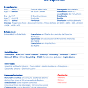 Mi proyecto del curso: Currículums para creativos: crea tu CV y carta de presentación . % Antonio Cruz tarafından hazırlanan Tasarım, İç Mimarlık, İç Tasarım, Pe, zaj Mimarisi, İç Dekoras, on, Ve Mimarlık projesi - 08.22.2023