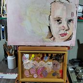 Meu projeto do curso: Retrato com pintura a óleo: explore luz e sombras. Fine Arts, Painting, and Oil Painting project by Marcio Guerini Quadrado - 08.23.2023