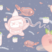 My project for course: Designing Kawaii Worlds: Spread Joy Through Illustration. Character Design, Digital Illustration, and Manga project by asrah_hamad - 08.22.2023