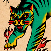 Mi proyecto del curso: Diseño de tatuajes estilo old school en Procreate. Un progetto di Illustrazione tradizionale, Disegno, Illustrazione digitale e Design di tatuaggi di Manuel Camacho - 22.08.2023