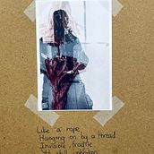 My project for course: Visual Poetry Diary: tell stories with photos and verses. Portrait Photograph, Digital Photograph, Fine-Art Photograph, Lifest, le Photograph, Self-Portrait Photograph, and Traditional illustration project by milla_g - 08.23.2023