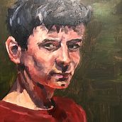 My project for course: Portrait Painting with Oil: Explore Light and Shade. Painting, and Oil Painting project by hcrawford - 08.19.2023