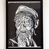 Meu projeto do curso: Retratos em xilogravura. Traditional illustration, Arts, Crafts, Fine Arts, Printing, Portrait Drawing, Ink Illustration, and Engraving project by Jackson Tadeu C. Amaral - 06.15.2022