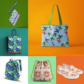 Mi proyecto del curso: Creación de marca basada en tus propios estampados. Een project van Traditionele illustratie,  Br, ing en identiteit, Grafisch ontwerp, Patroonontwerp,  Modeontwerp y  Botanische illustratie van Luz Mayeli Maya - 23.08.2023