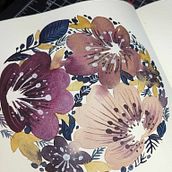 My project for course: Floral Arrangement Illustration in Watercolor. Traditional illustration, Fine Arts, Painting, Watercolor Painting, Botanical Illustration, and Naturalistic Illustration project by Anna Avigad - 08.24.2023