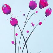 Zen flowers. Traditional illustration project by YOLANDA DE SAN RAFAEL - 08.24.2023