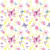 Mon projet du cours : Création d’imprimés à l’aquarelle. Pattern Design, Fashion Design, and Watercolor Painting project by July On The Moon - 07.31.2023