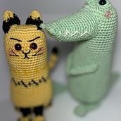 Meu projeto do curso: Crochê: crie e transforme seus amigurumis. Artesanato, Design de brinquedos, Tecido, DIY, Crochê, Amigurumi, e Design têxtil projeto de Bianca Souza - 24.08.2023