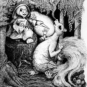 The Last Dragon Squirrel. Drawing, Artistic Drawing & Ink Illustration project by aerosquirrel - 08.25.2023