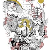 Mi proyecto del curso: Ilustración con Procreate: composiciones llenas de detalles. Design, Traditional illustration, Digital Illustration, and Digital Painting project by Martín Borrini - 08.24.2023