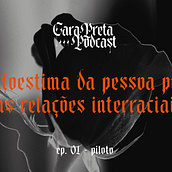 cara preta podcast. Marketing, Digital Marketing, Content Marketing, Communication, Podcasting, and Audio project by Lucas Benfica - 08.25.2023