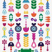 Il mio progetto del corso: Design di motivi tessili per l’arredamento d’interni . Pattern Design, Vector Illustration, Digital Illustration, and Printing project by Maria - 08.25.2023