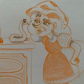 My project for course: Drawing Journal: Create Fantasy Characters. Character Design, Sketching, Pencil Drawing, Drawing, and Sketchbook project by Aryadne Binotto - 08.24.2023