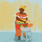 My project for course: Illustration and GIF Creation on Procreate PALENQUERA COLOMBIA. Traditional illustration, Character Design, Character Animation, 2D Animation, Digital Illustration, Digital Drawing, and Animated Illustration project by nati8ag - 08.25.2023