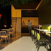 Currulao Restaurant. Un proyecto de Diseño, Arquitectura, Ilustración arquitectónica, Arquitectura interior, Diseño de interiores, Interiorismo, Marketing y Marketing Digital de Davis Javier Vanegas López - 02.12.2020
