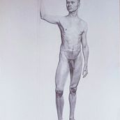 Mi proyecto del curso: Dibujo realista de la figura humana. Un proyecto de Ilustración tradicional, Bellas Artes, Bocetado, Dibujo a lápiz, Dibujo, Dibujo realista y Dibujo anatómico de Salvador Jiménez Ruiz - 26.08.2023