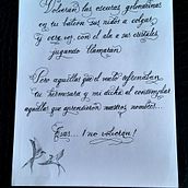 Mi proyecto del curso: Caligrafía inglesa de la A a la Z. Calligraph project by rossdecoart - 08.26.2023