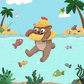 Mi proyecto del curso: Ilustración infantil con Procreate: crea escenas mágicas. Traditional illustration, Digital Illustration, Children's Illustration, Digital Painting, and Picturebook project by leire_mart - 08.27.2023