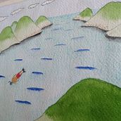 Mi proyecto del curso: Técnicas modernas de acuarela: colores, fantasía y emoción. Een project van Traditionele illustratie,  Beeldende kunst, Schilderij y Aquarelschilderen van jlozano_torres - 24.08.2023