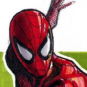 Spider-man: Ilustración para cómics: anatomía de un superhéroe. Traditional illustration, Character Design, Comic, Pencil Drawing, and Figure Drawing project by Jordi Gamón Blanch - 08.27.2023
