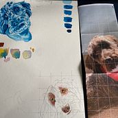 My project for course: Expressive Animal Portraits in Watercolor. Traditional illustration, Watercolor Painting, Realistic Drawing, and Naturalistic Illustration project by wchiah - 08.26.2023