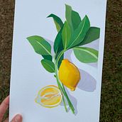 Meu projeto do curso: Pintura de obras de arte vibrantes com guache. Fine Arts, Painting, Color Theor, and Gouache Painting project by Michelly Veloso - 08.28.2023