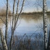 Il mio progetto del corso: Paesaggi ad acquerello ricchi di atmosfera. Projekt z dziedziny  Sztuki piękne,  Malarstwo i Malowanie akwarelą użytkownika Margherita - 28.08.2023