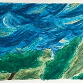 My project for course: Landscapes with Oil Pastels and Crayons: Playing with Light. Ilustração tradicional, Artes plásticas, Desenho, e Desenho artístico projeto de Vanessa - 27.08.2023