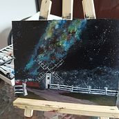 Mi proyecto del curso: Introdución a la pintura de paisajes en acrílico Ein Projekt aus dem Bereich Traditionelle Illustration, Malerei, Malerei mit Acr und l von Rodrigo Ponce - 27.08.2023