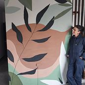 Mi proyecto del curso: Introducción a la pintura mural decorativa. Painting, Street Art, Digital Illustration, Acr, lic Painting, and Decorative Painting project by Andrea Carola Valverde - 08.24.2023