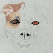 My project for course: Needle Painting for Beginners. Een project van Borduurwerk, Naturalistische illustratie y Textielontwerp van Rocio Villalba - 28.08.2023