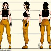 Meu projeto do curso: Desenho de personagens mangá do zero - Model Sheet . Traditional illustration, Character Design, Comic, Pencil Drawing, Drawing, and Manga project by Jean Santos - 08.25.2023