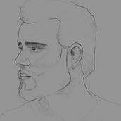 Mi proyecto del curso: Sketchbook de retrato: explora el rostro humano. Sketching, Drawing, Portrait Drawing, Artistic Drawing, and Sketchbook project by Gabriel Castillo Ramírez - 08.29.2023