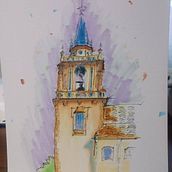 Mi proyecto del curso: Dibujo arquitectónico expresivo con marcadores de colores. Sketching, Drawing, Architectural Illustration, Sketchbook & Ink Illustration project by alvarogonzrojas - 08.29.2023