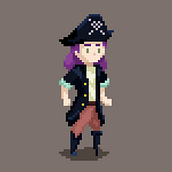 My project for course: Introduction to Character Design in Pixel Art. Character Design, Video Games, Pixel Art, and Game Design project by Nelly Perkins - 08.29.2023