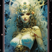 Mon projet du cours : Tarot des Jours. Design, Traditional illustration, Graphic Design, Digital Illustration, and Narrative project by Alexandre Prugnières - 08.28.2023