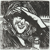 Mein Abschlussprojekt für den Kurs: Holzschnitt für Porträts. Traditional illustration, Arts, Crafts, Fine Arts, Printing, Portrait Drawing, Ink Illustration, and Engraving project by Peter Schlickenrieder - 08.06.2023