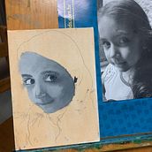 My project for course: Portrait Painting with Oil: Explore Light and Shade. Fine Arts, Painting, and Oil Painting project by brunatripoli_net - 08.29.2023