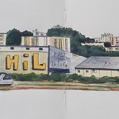 Urban sketching. Traditional illustration project by valerie Boisse - 08.30.2023