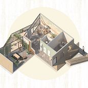 Mi proyecto del curso: Visualización arquitectónica con estilo en Rhino 3D. 3D, Architecture, Digital Illustration, 3D Modeling, Digital Architecture, and ArchVIZ project by Manuel Bautista González - 08.30.2023