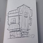 My project for course: Expressive Architectural Sketching with Colored Markers. Un progetto di Bozzetti, Disegno, Illustrazione architettonica, Sketchbook e Illustrazione con inchiostro di wayne_southwell - 30.08.2023