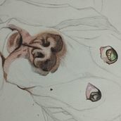  Retratos de mi Lupe hermosa en Lápices de Colores. Een project van Traditionele illustratie, Naturalistische illustratie y  Portrettekening van Olga Lucía Ramírez Restrepo - 24.08.2023
