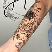 Meu projeto do curso: Tatuagem para principiantes. Tattoo Design project by Jéssica de Lene - 08.31.2023