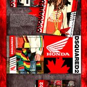 Dsquared Honda Capsule Concept. Design, Advertising, and Graphic Design project by Hermes Serna Barberá - 08.31.2023